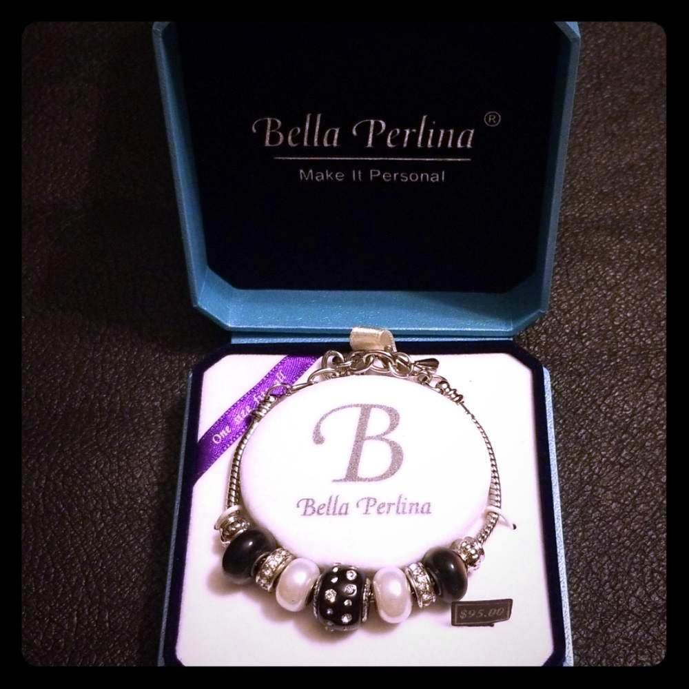 📿🎁Bella Perlina murano glass charm bracelet🎁📿